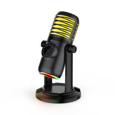 流出のためのRGBの賭博Mic 48Khzのポッドキャストのスタジオのマイクロフォン