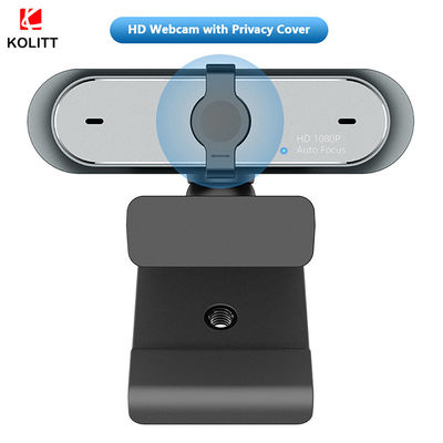 マイクロフォン/プライバシー カバーが付いているオートフォーカスUSB HD 1080pのウェブ画像