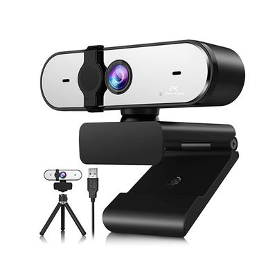 4MP Zoomable USBのカメラ、プライバシー カバーが付いている2K完全なHDのウェブ画像