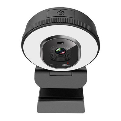 オートフォーカスFHD 1080pの賭博のウェブ画像の軽いリングが付いているプラグ アンド プレイ ウェブ カメラ