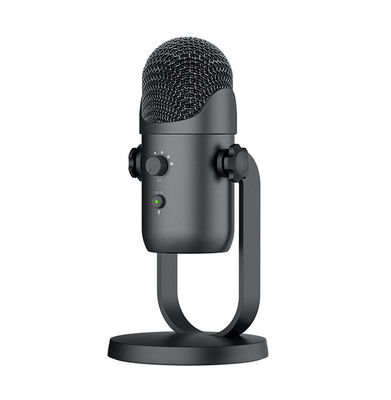 コンデンサーMicを流す、48Khz USBの卓上Podcast記録のマイクロフォン