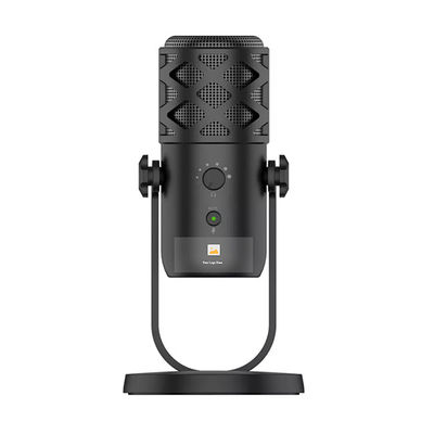 声カラオケUSBのコンデンサ マイクロホンのワイヤーで縛られたコンデンサー48000HZ