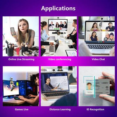 PCのラップトップの卓上のためのズームレンズ/Skyp 1080pの賭博のウェブ画像 リング ライト