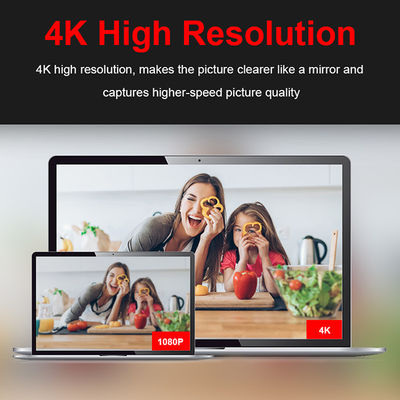 ライトおよびマイクロフォンが付いている4K HD 3840Pの美フィルター ウェブ画像