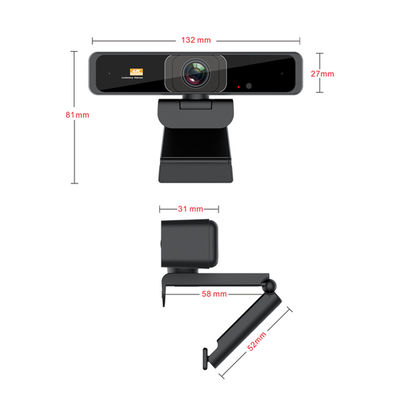 4K UHD USB2.0のウェブ画像 マイクロフォンが付いている120度の広角のウェブ画像